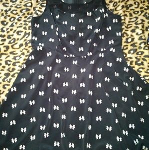 Bow Print Dress